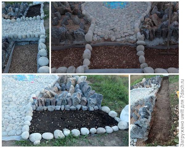 Небольшое продление каменистого садика и пляжа