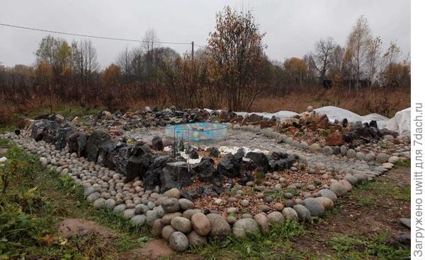 Вид сбоку на законченный объект