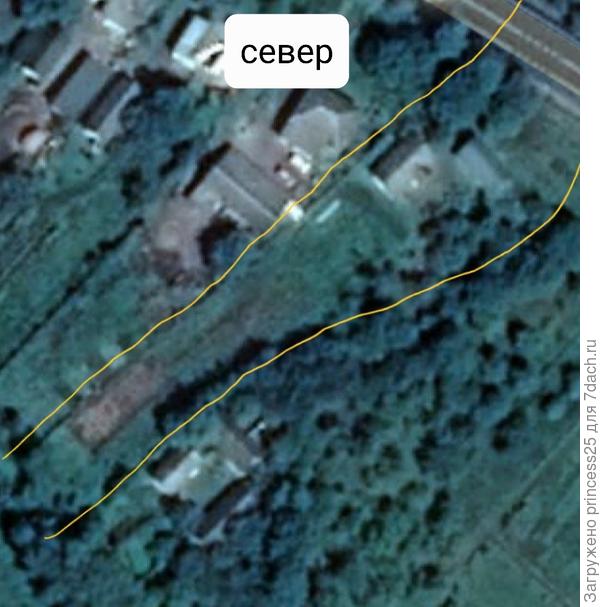 Фото участка со спутника