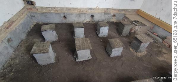 тумбы отштукатуренные