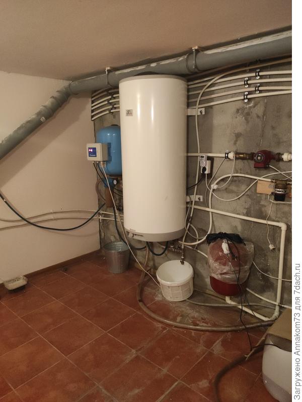 Боллер с водяной станцией