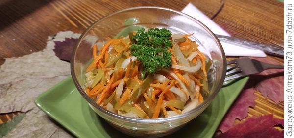 Грибной салат по-корейски