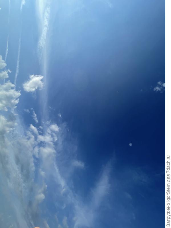 У нас сегодня вот такие прекрасные облака!