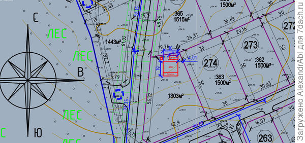 Карта высот