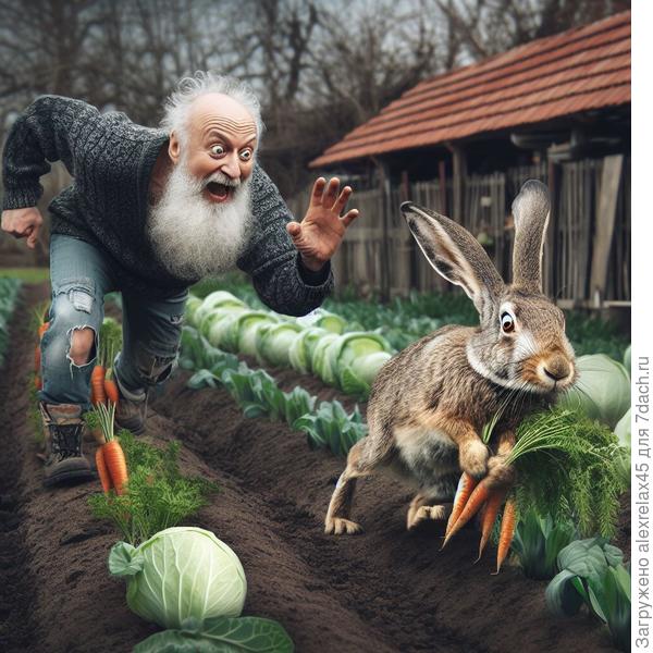 Чуть без морковки не остался