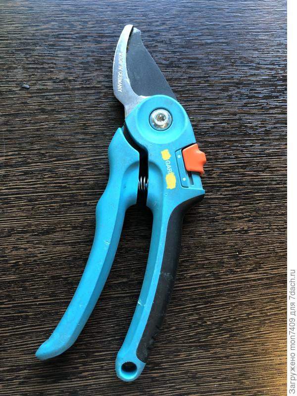 Секатор. Очень удобный.