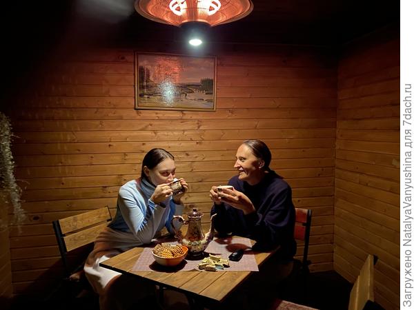 Первые посиделки с обогревателем