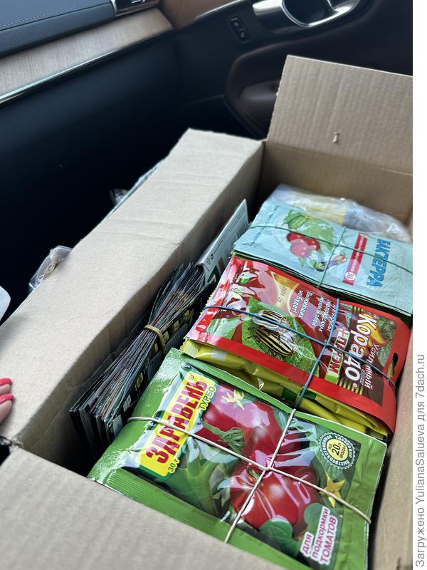 Первый взгляд на содержимое еще до прихода домой