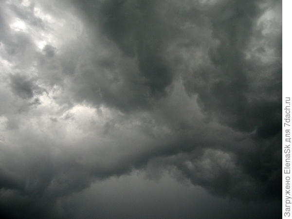 Небо на даче часто было таким...