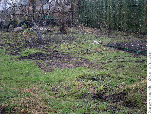 1-го мая - пошел снег. Ну, это у нас почти традиция...