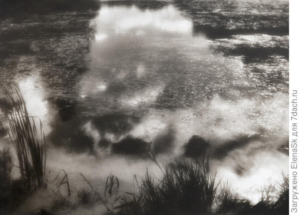 ... "Где пруд, как явленная тайна"...