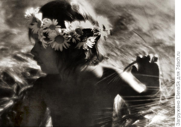 &amp;quot;Девочка во ржи&amp;quot; Диптих. Ч/б пленка, монокль, ручная печать