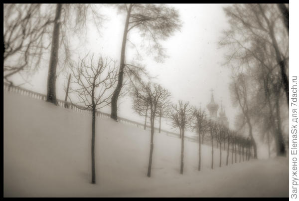 Каретные спуски зимой