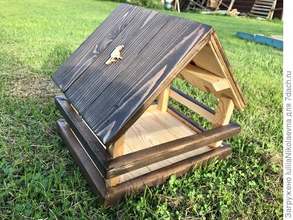 Ну вот и готова наша кормушка на радость дюжине дошколят