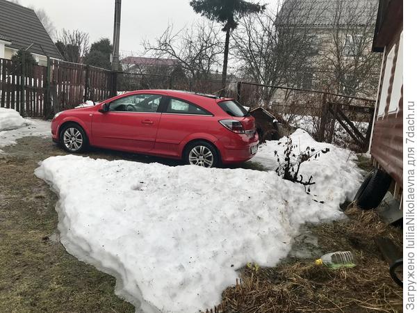 Место парковки.  15.03. Ленинградская область