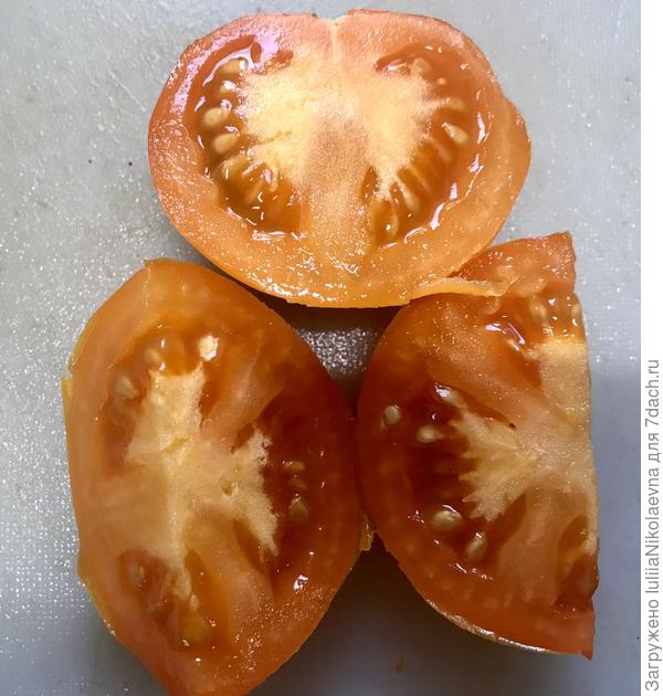 Сочный, вкусный. Шкурка плотная, значит, будет хорош в консервации