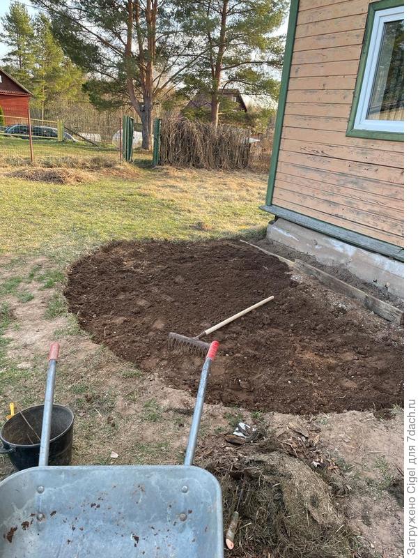 Будущий палисадник
