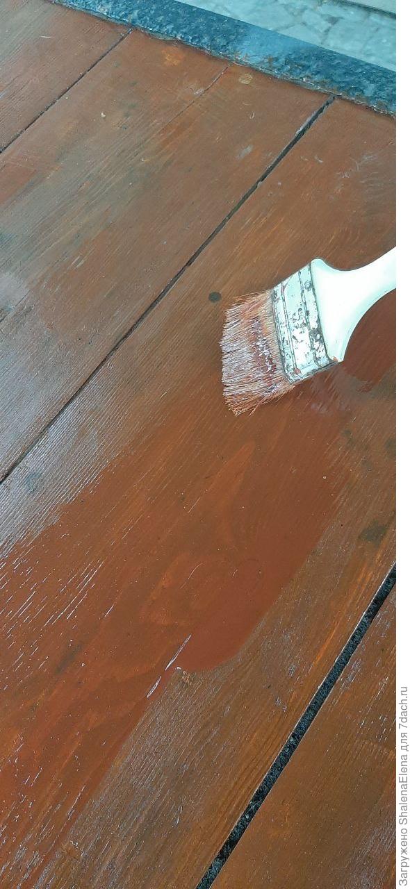 Всего три слоя нанесла.