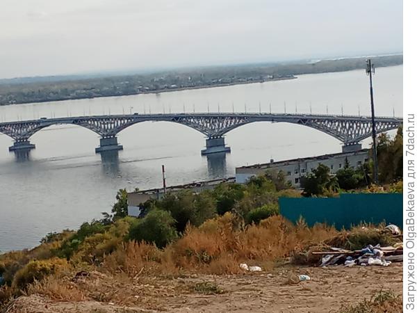 Знаменитый Саратовский мост.