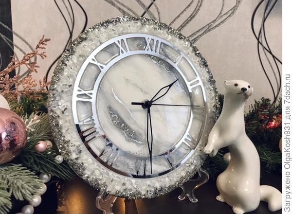 Часы из эпоксидной смолы