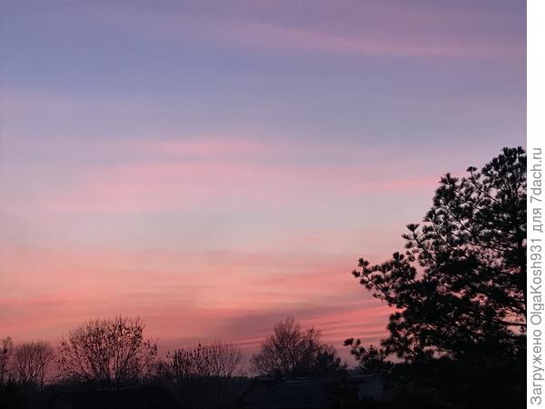 Закат сегодня красивый был)