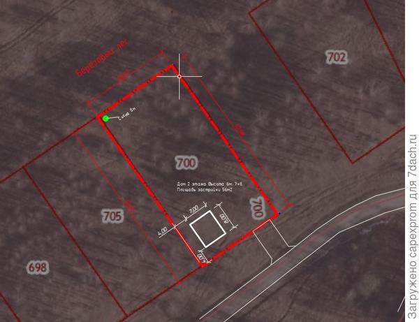 Размещен 1 домик