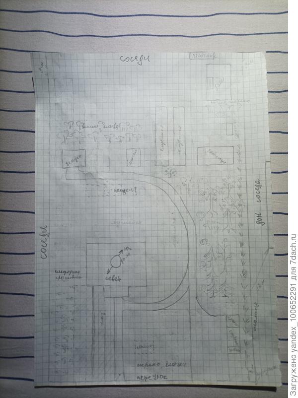 Это уже перерисованный план, первый к сожалению не сохранился, но мне он казался более удачным.