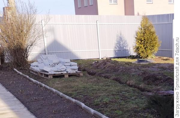 Участок под "хвойную" полянку