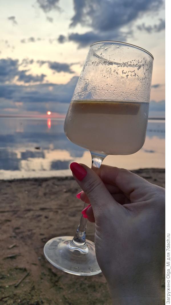 и вот так закатом любовались с подружкой