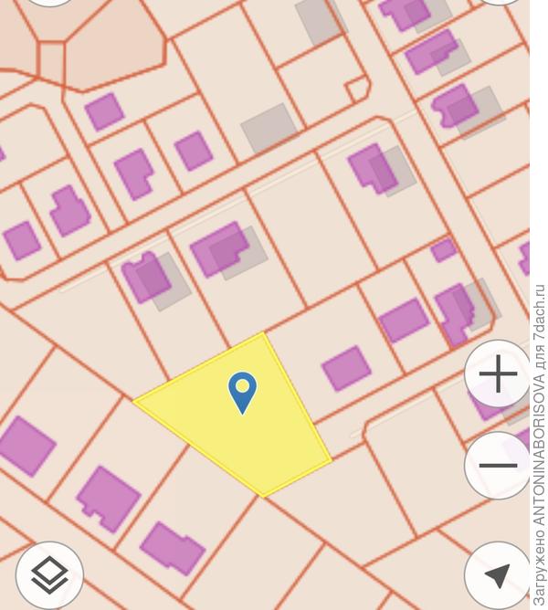 Участок на кадастровой карте