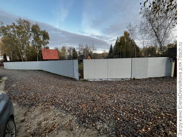 Это как раз таки вид с просторной разворотной площадки. Заезд II.