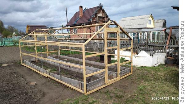 Переделка теплицы, 2020