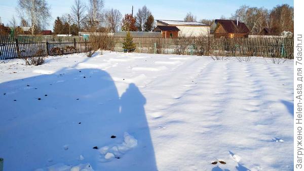 На даче,-7 градусов  в городе -5