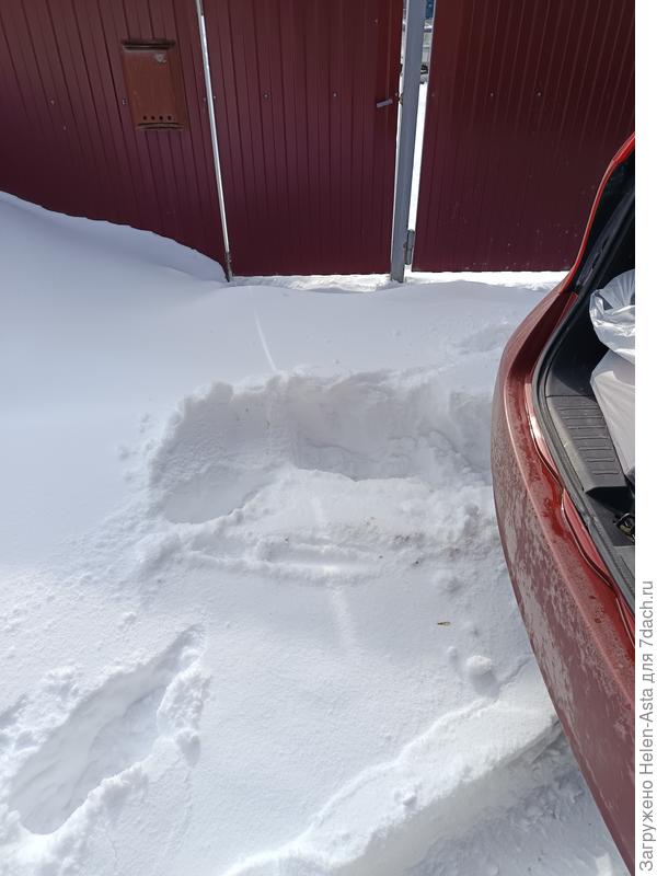 Мамины ворота занесло