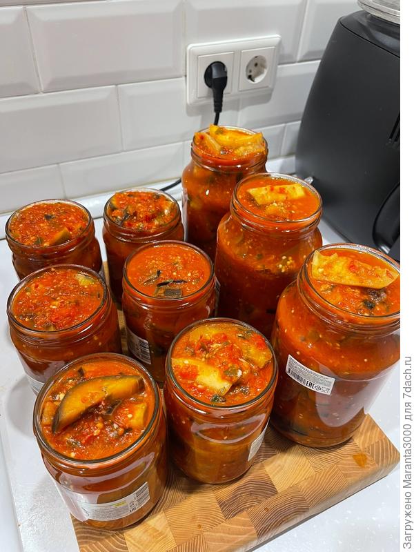 Баклажаны в аджике