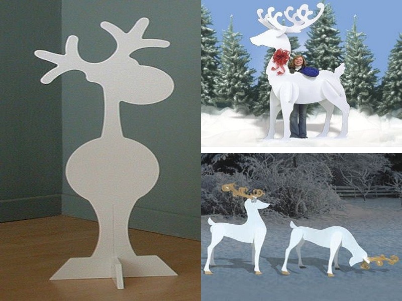 Олень из фанеры. Фото с сайта ru.pinterest.com