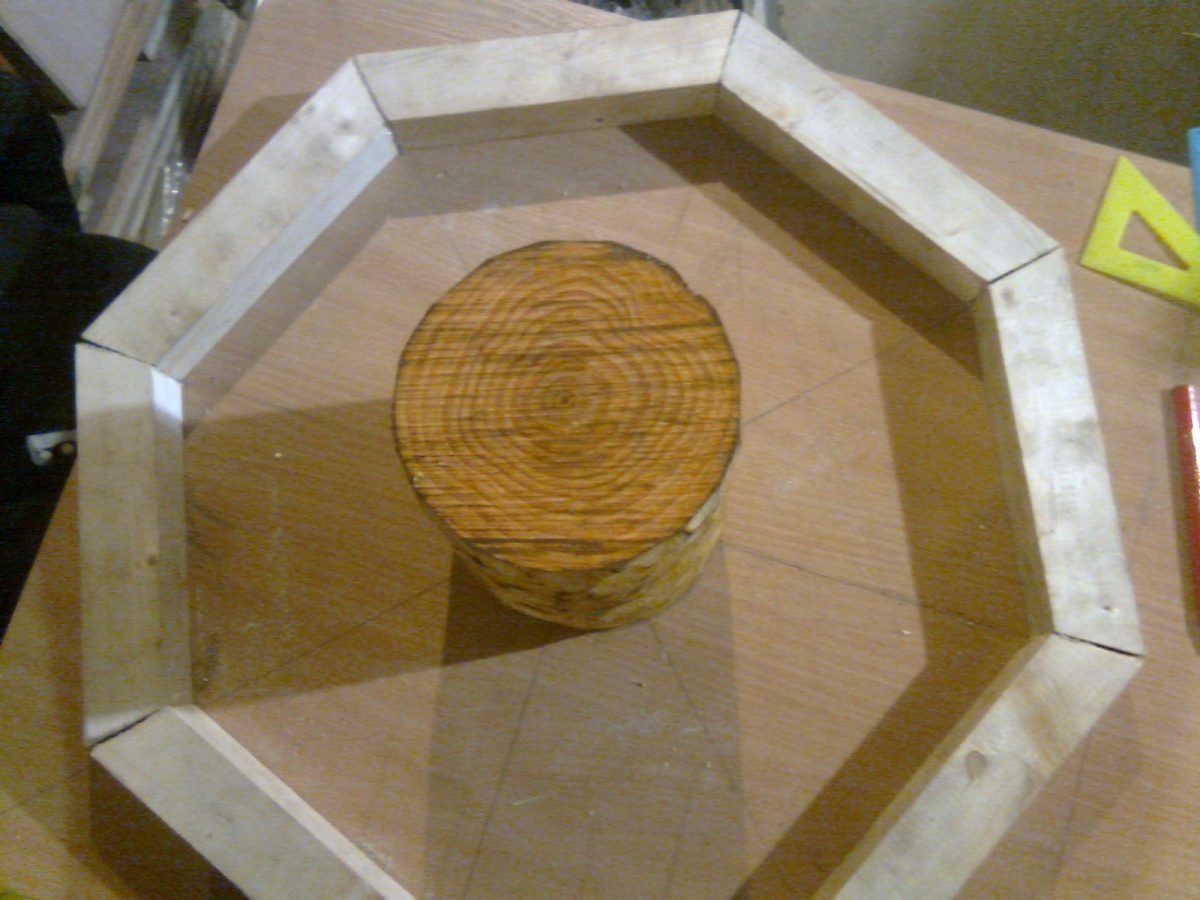 Телега-клумба