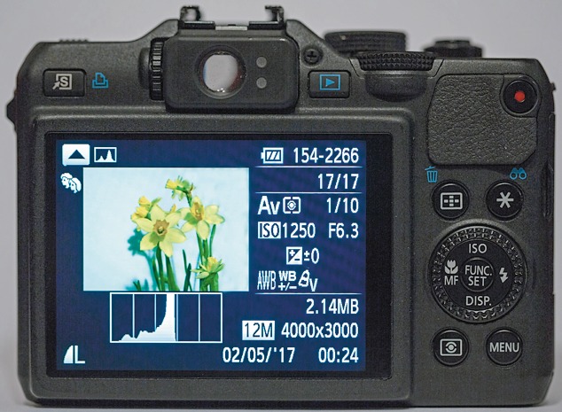 В меню фотоаппарата обычно предусмотрен вывод на дисплей гистограммы (графика распределения светов и теней на снимке), с помощью которой можно контролировать экспозицию