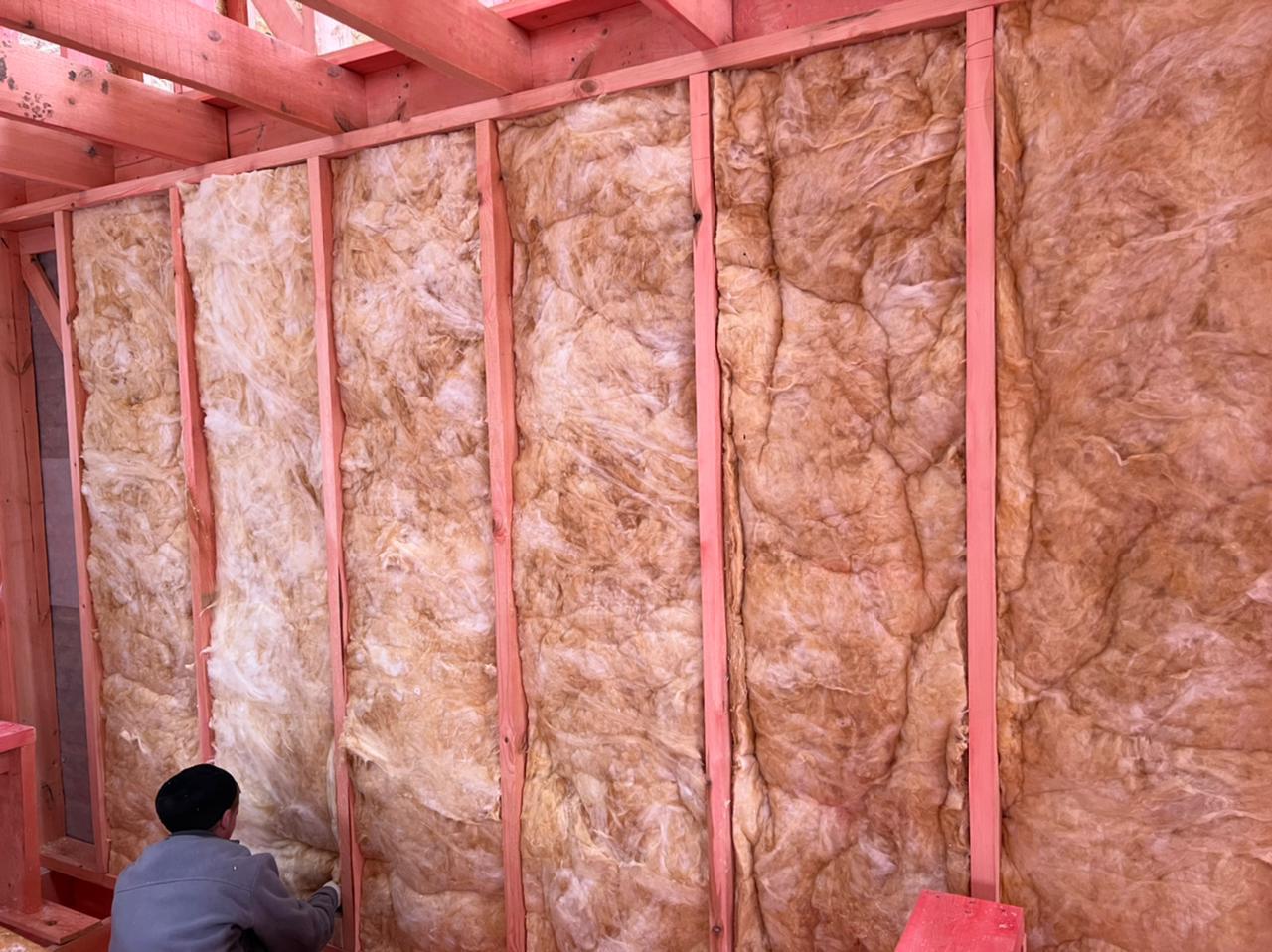 Укладка теплоизоляции