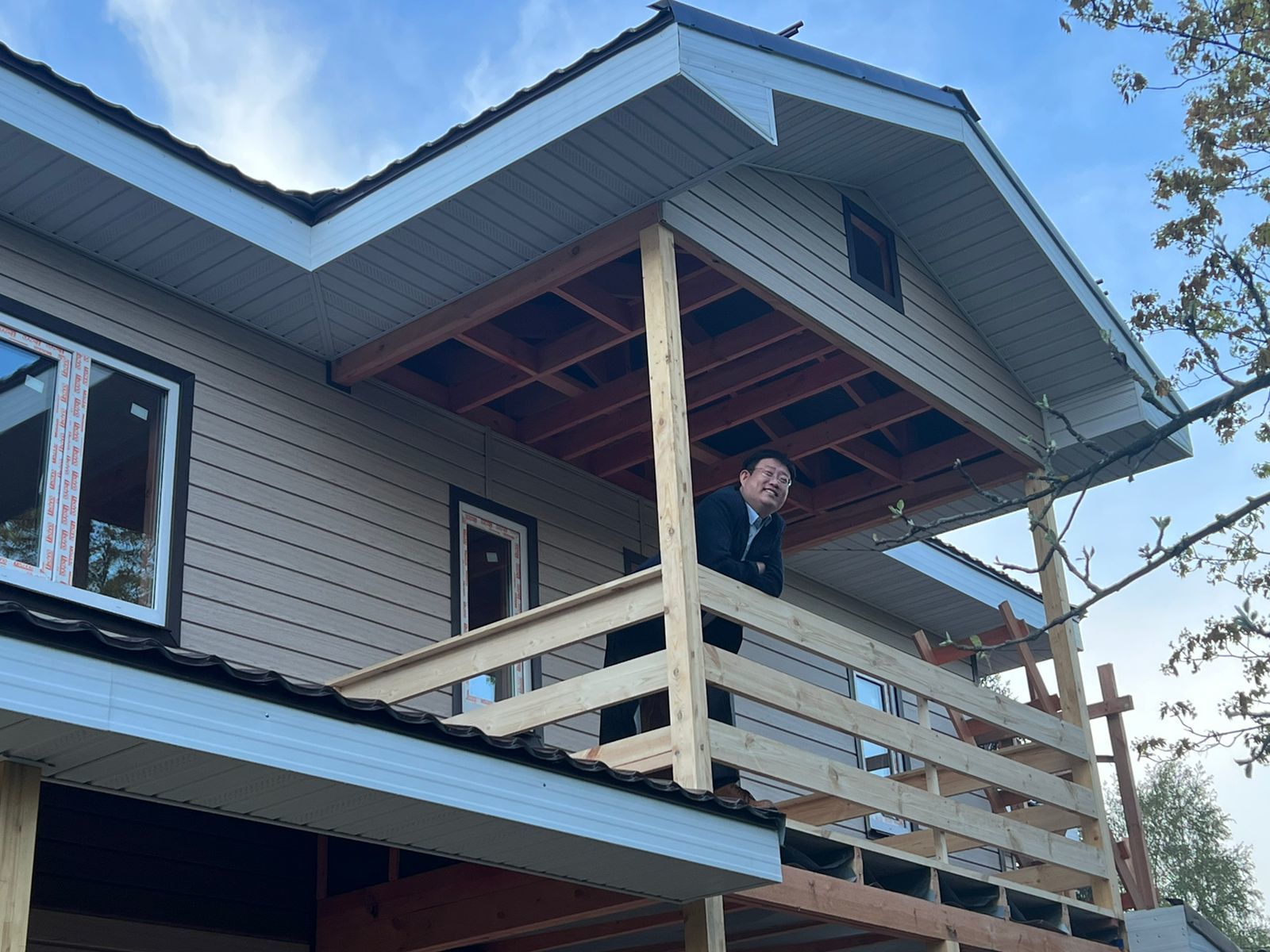 Заказчик строительства доволен его результатами. Фото автора 