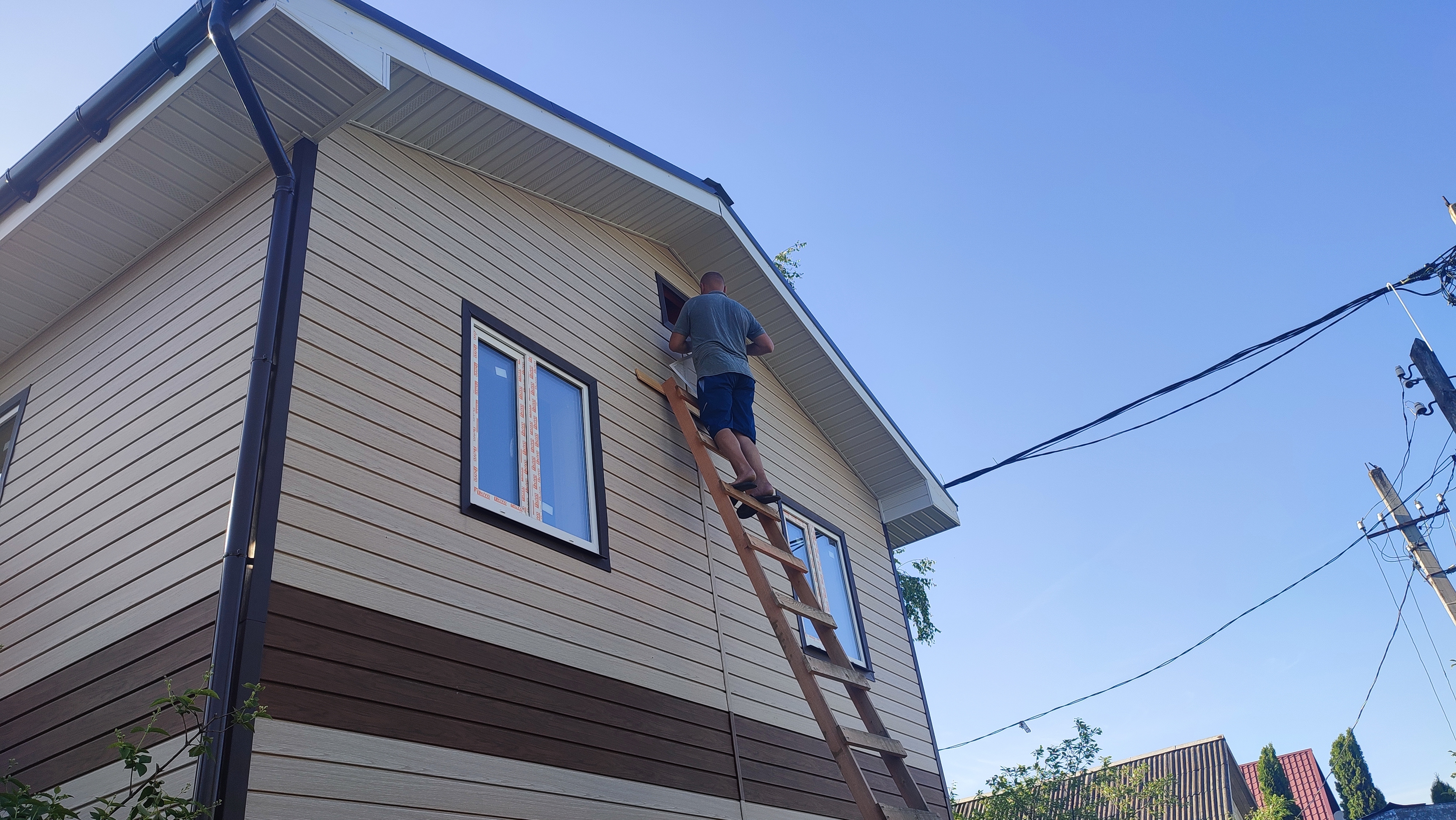 Установка вентиляционной решетки. Фото автора