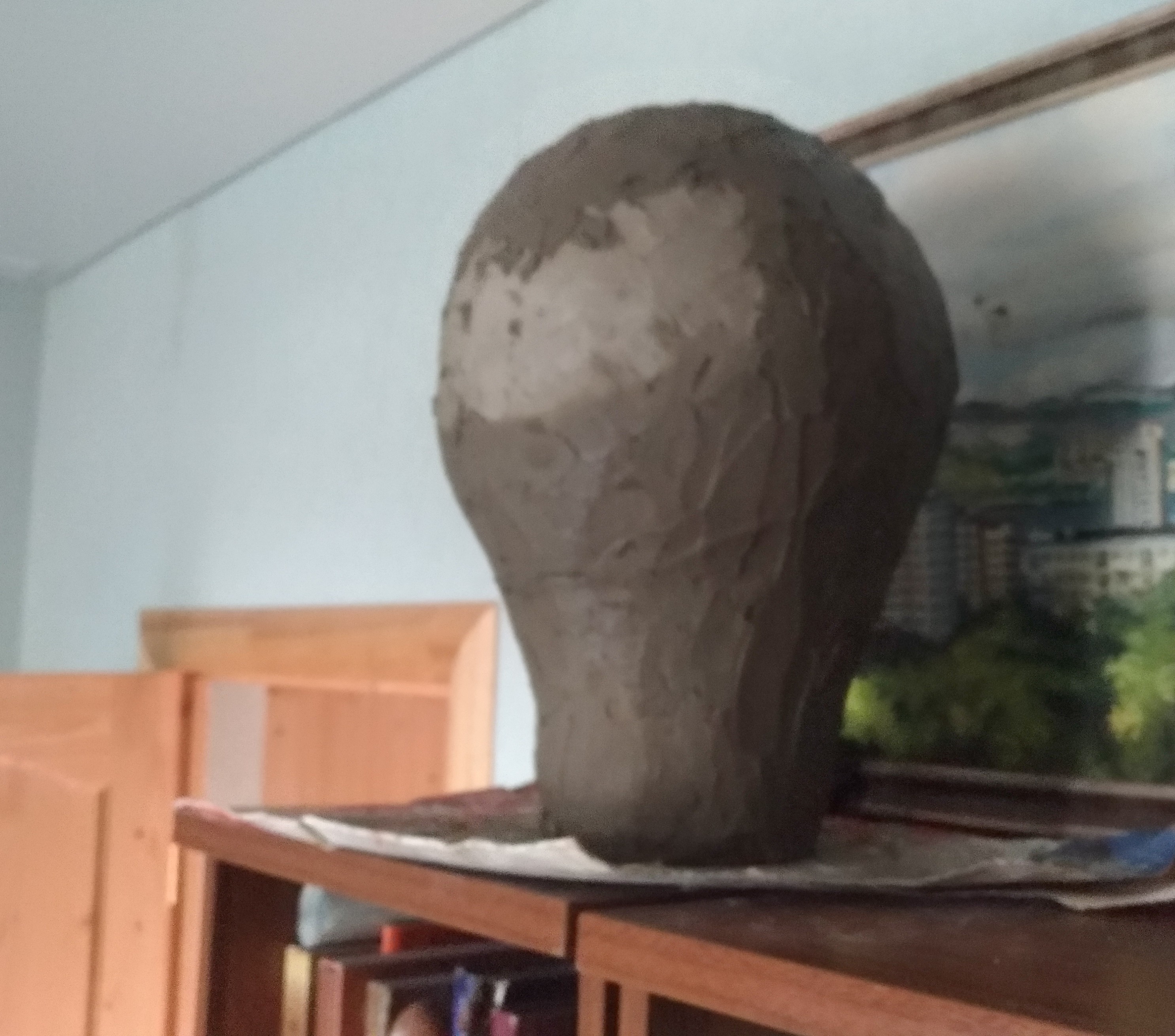 … или высоким шкафом?:)