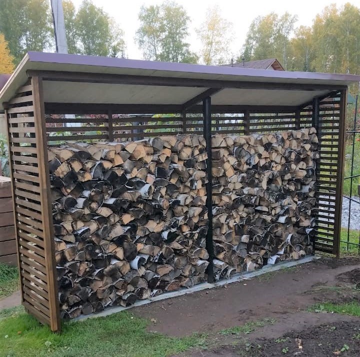 Дровник готов