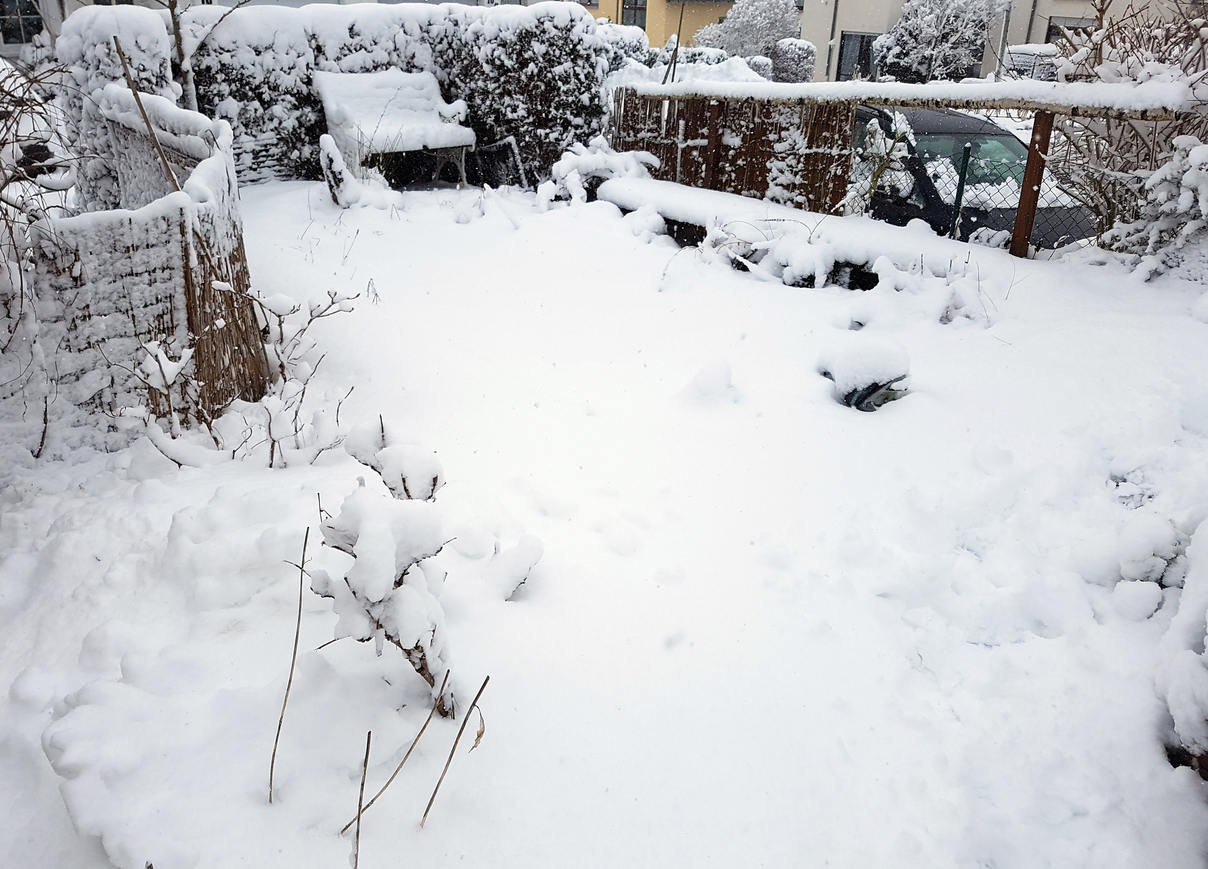 Огромная масса снега в год обильных снегопадов может укрытие сломать