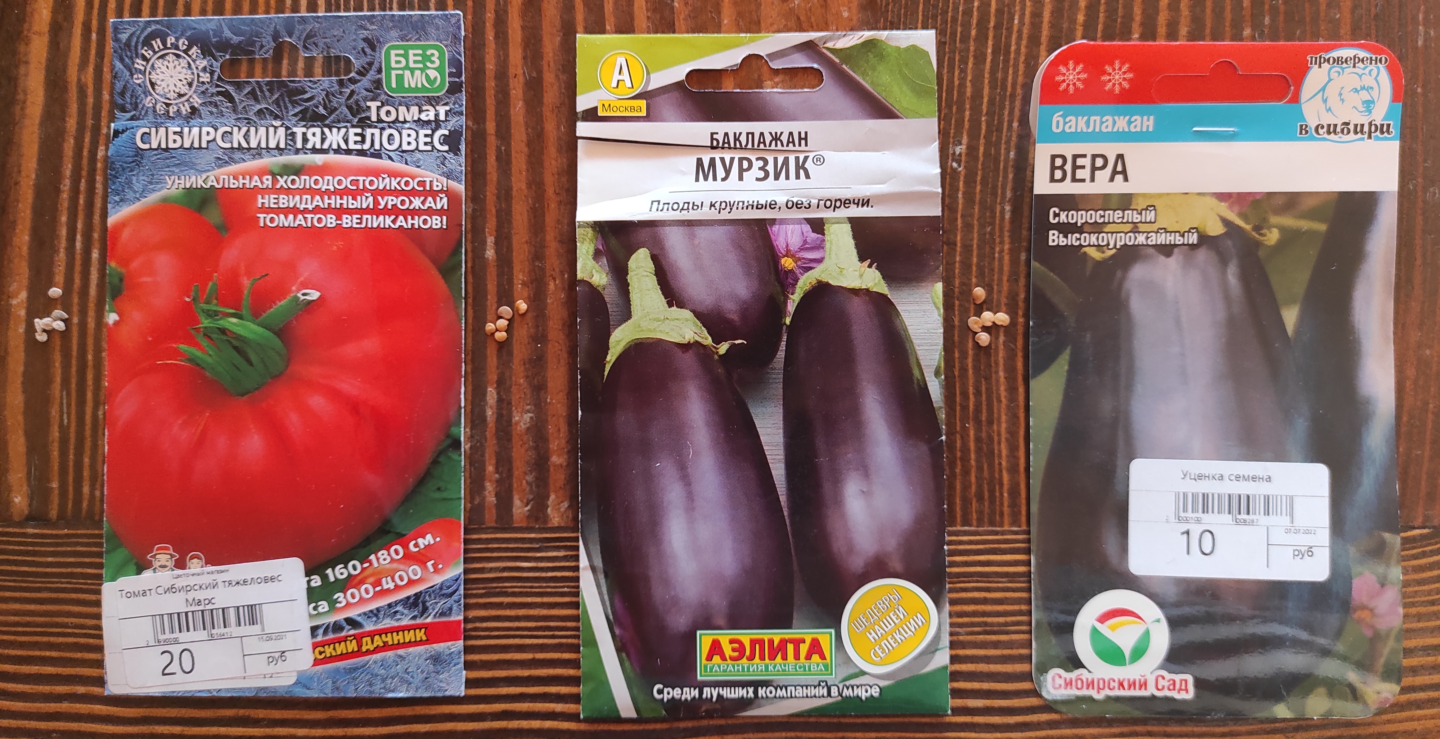 Томаты и баклажаны, вторая закладка на проращивание