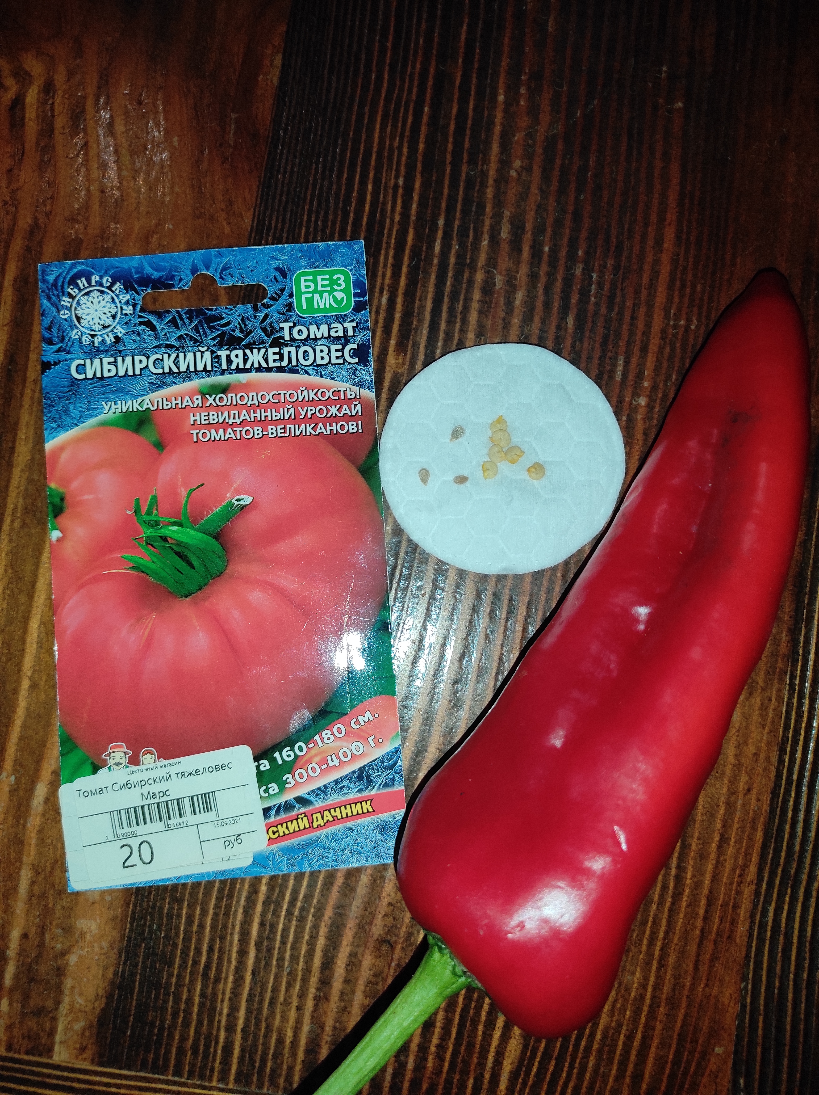 Перец и томат, первая закладка на проращивание — 14.02.2023